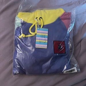 Teddy fresh color block hoodie NWT